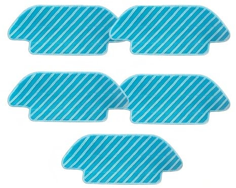 FTGADRYF 5 paños de Repuesto Verdes for mopa. Compatible con Cecotec Conga 4090, 4690, 5090, 6090, 7090 y 2090. Repuestos for aspiradoras.