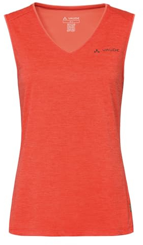 VAUDE Essential Top Damen, schnelltrocknend – Glowing Red – Gr. 44
