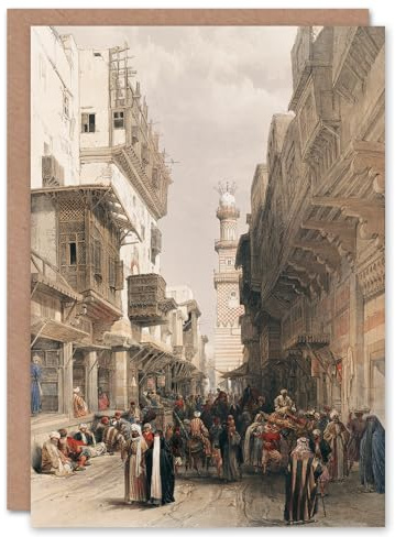 Artery8 David Roberts Art Card Mosque El Mooristan Cairo