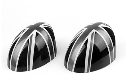 Spiegelkappen Für Mini Für Cooper S Für Clubman Für Countryman R55 R56 R57 R58 R60 R61 2 STÜCK Tür Rückspiegel Abdeckungen Aufkleber Spiegelkappe(B)