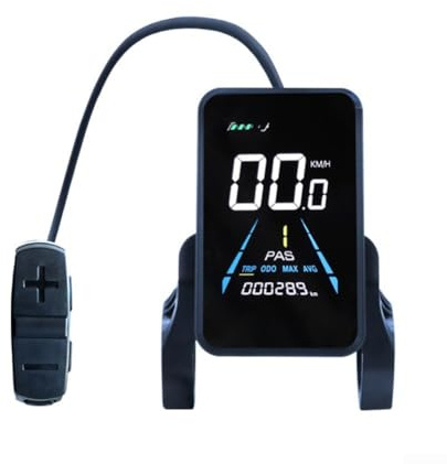 Honseadek Elektrisches wasserdichtes LCD-Display mit Dual-Sensor-Kadenz, geeignet für Lenker und Gebrauch