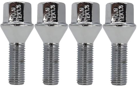Radbolzen für BMW 3er (E21, E30, E36, E46, E90, E91, E92, E93) Baujahre 1975–2012, 26 mm, M12 x 1,5, 17 mm Sechskant