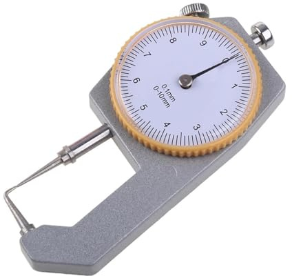 Misuratore di spessore, Calibro a quadrante for misurazione o spessore endodontico chirurgico dentale da 5 pezzi Misuratore di profondità della vernice