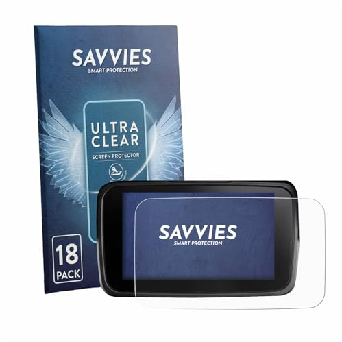 Savvies 18 Stück Schutzfolie für Kymco CV3 575 2026 | Transparenter Displayschutz Made in Germany, Ultra-Klar Displayschutz-Folie