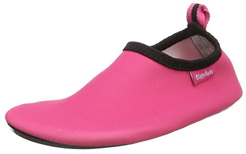 Playshoes Barfuß Badeslipper Aqua-Schuhe, Pink, 24/25 EU