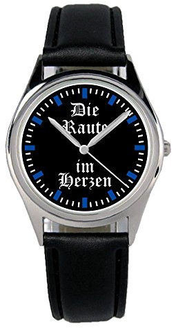 KIESENBERG Armbanduhr Hamburg Geschenk Artikel Idee Fan Damen Herren Unisex Analog Quartz Lederarmband Uhr 36mm Durchmesser B-2291