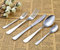 HAC24 60-teiliges Edelstahl Design Besteck Set Essbesteck 12 Personen Besteckset Tafelbesteck