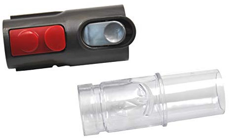 Neu auf Alt Adapter kompatibel mit Dyson Staubsauger V7, V8, V10, SV10, SV11 / 968235-1 mit Adapter für jedes 32 mm Zubehör (1437+1432)
