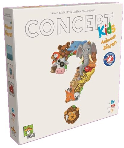 Concept Kids Tiere DE - Brettspiel - Kooperatives Spiel! - Für Kinder [DE]