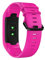 KINOEHOO Ersatzarmband kompatibel mit Polar A360 A370 Edelstahl Armband Weiche Silikon Uhrenarmbänder.(rose Rot)