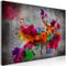 decomonkey Bilder Tiere Abstrakt 120x80 cm 1 Teilig Leinwandbilder Bild auf Leinwand Vlies Wandbild Kunstdruck Wanddeko Wand Wohnzimmer Wanddekoration Deko Hirsch bunt