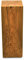 ms factory Holzblock Eiche Massiv - Handgefertigter Holzklotz - Rustikale Holzsäule - Beistelltisch Hocker Dekosäule - 15 x 15 x 50 cm