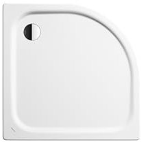 Kaldewei Duschwanne Zirkon inkl. Wannenträger Modell 603-2 80 x 90 x 3,5 cm, Ablaufloch Ø 9 cm, alpinweiß