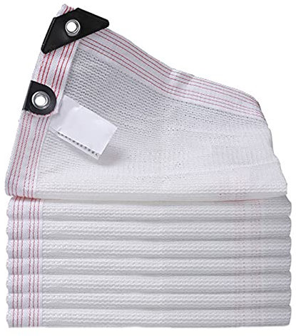 Filet anti chaleur Filet D'ombrage Bache Pour Pergola, Serre Jardin GrangÉ Voile D Ombrage Rectangulaire Toile d'Ombrage, Disponible dans Une VariÉTÉ De Tailles,blanc(Size: 4x4m/13.12x13.12ft)