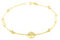 Bracelet Femme Fille Or Jaune 9 Carats Arbre de la Vie Circonite Brillant 18 cm - Coffret cadeau - Certificat de garantie - Mondepetit