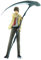 Abysse Corp Death Note Actionfigur Light 1:10 Scale Bedruckt, aus PVC, in Geschenkverpackung.