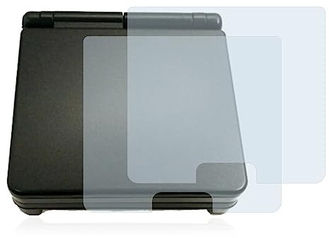 BROTECT Entspiegelungs-Schutzfolie für Nintendo Gameboy Advance SP (Gehäuse) (2 Stück) Matte Displayschutz-Folie, Anti-Reflex, Anti-Fingerprint