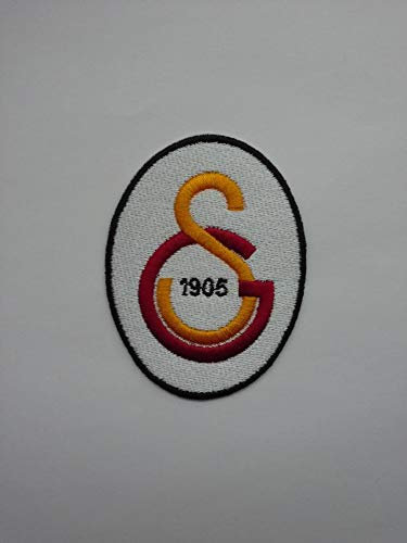 Jingtongda 2 Stück FC Galatasaray Aufnäher Patch Football Fussball Soccer Club Iron on bügelbild aufbügler Badge Team logo