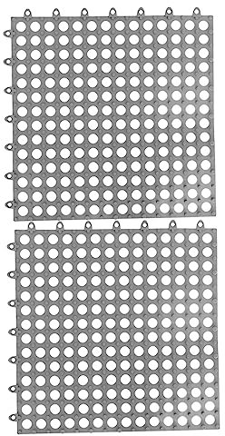 Cabilock 2pièces Tapis De Sol Antidérapants avec Drainage Lot pour Et Salle De Bain Sécurité Optimale sur Surfaces Glissantes