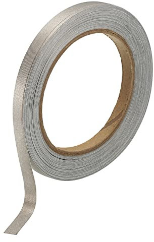 sourcing map Faraday Tissu Ruban 0.31 W x 65.62 Pieds Conducteur Tissu Tissu Adhésif Ruban Rouleau pour Ordinateur Portable Câble EMI Blindage