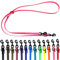Biothane Hundeleine schwarzer Haken verstellbar für kleine Hunde/große Hunde 2m / 2,40m / 2,80m / 3,50m / 5m (Neonpink, 3,50m X 13mm)