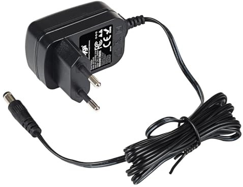 AKYGA Universal Netzteil AK-TB-09 Steckernetzteil, Festspannung 12V 0.5A 6W 5.5 x 2.1 mm mit 1.4m kabellänge