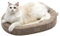 Jiupety Sisal Katzenkratzbretter für Katzen, 61 cm Extra Große Kratzbrett Katze für 9 kg Katze, Oval Durable Kratzbretter Katze, 3 in 1 Katzen kratzbrett, Cat Scratcher, Braun