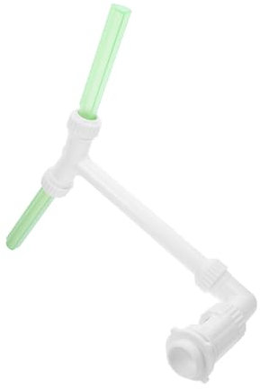 BESPORTBLE Dual Head Garden Fountain Solar-powered Pool Water Feature Fountain for Outdoor Decor