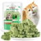 100g Bastoncini di Erba for Gatti, Snack per Gatti Erba da Gatto, Giocattolo Dentale per Gatto, Liofilizzato con Erba Gatta per la Pulizia dei Denti