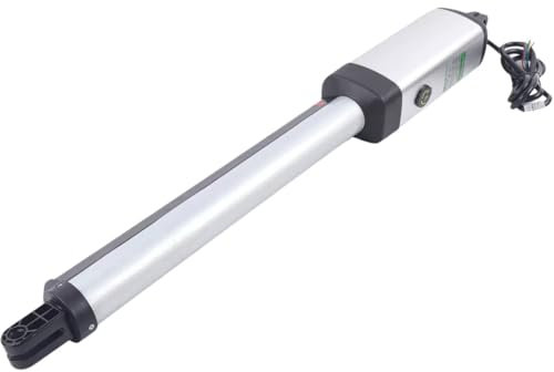 Actionneur de portail à battants à double battant - Entraînement de portail à double battant - Commande à distance - Grande capacité d'ajustement - Avec télécommande - Boutons de déverrouillage