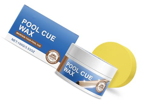 WOURRD Pool Stick Care Waxes Pool Cue Polishing Waxes Pool Cue Care Waxes Mehrzweck Cue Waxes Cue Wartung Wachsen