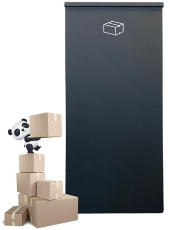 Paketkasten mit Autonomie - KOSTENLOSES Aufkleber - PakketPanda - XXL - Paketkasten - Hintertür - Rückseitiger Abholbereich