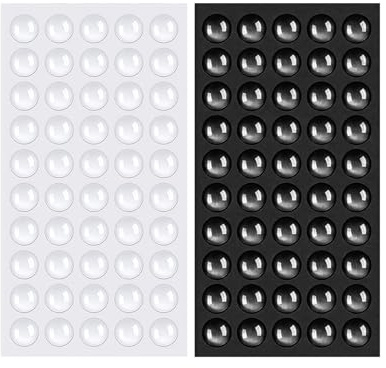 100 PCS Gummipuffer, Gummifüße Selbstklebend Türpuffer, Elastikpuffer Transparente Anschlagpuffer 7mm, Anschlagdämpfer Türpuffer für Tür Schranktür, Tür, Möbel,Glasplatten