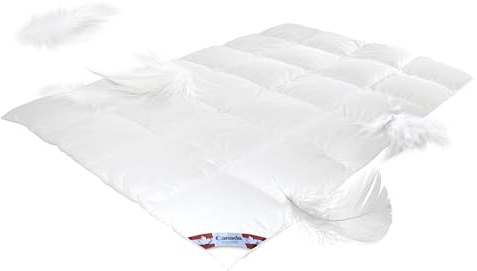 Bach's Betten Welt Mega Preis Canada Daunendecke Plus Winterdecke extra weiche Daunen Federn (240 x 220 cm)