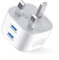 KP TECHNOLOGY Multi Port USB C Fast Charger Plug For Xiaomi Redmi A5, 20W Type C PD Plug Power Delivery Wall Adapter Charger For Xiaomi Redmi A5 (WHITE)