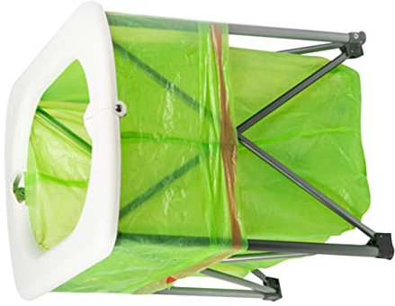 HEMOTON Toilettes Pliantes Toilettes Portables pour Le Camping Voyage Gel Toilette Camping Pot De Camping pour Adultes Toilette Extérieure Multifonctionnelle Blanche