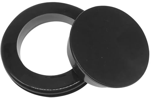 Patio Tisch Regenschirm Loch Kreis - Set mit Kegel aus Gummi für Sonnenschirm, Stützring für Tischloch, reduziert Bewegung und Verschleiß, kompatibel mit Gartentischen | Hart-Set