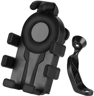 WpecM Motorbike Phone Holder For BMW Motorrad R 18 R 18 Transcontinental, Motorcycle Phone Mount, 360° Rotation Motorbike Phone Mount, Anti Vibration, For Rear View Mirror Handlebar,Black-B