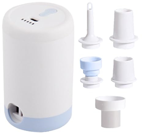 Electric Air Pump - Portable Swelling Deflator, Battery Operated Compact Blower Tool | Outdoor Adventure Equipment for Camping Camping Basketball for Baske Bike