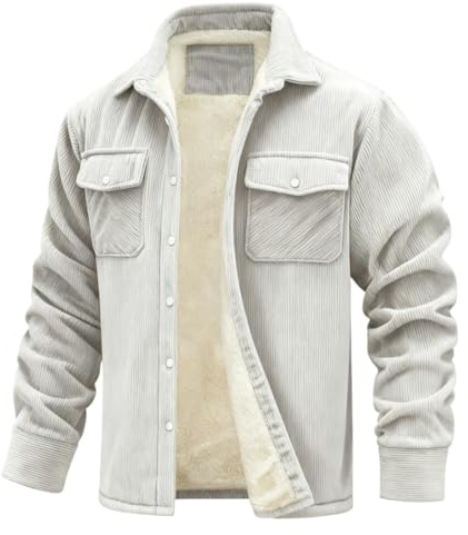 VDDTAGAM Veste Polaire Homme Chemise Bucheron Polaire Homme Manches Longues Chemise en Flanelle Veste Hiver Chaude Bouton Surchemise à Carreaux