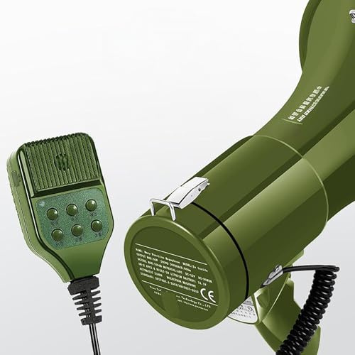 Handheld Bluetooth Speaker with Megaphone and Microphone, Supports USB/TF Card Playback, AUX Input, and Recording Function