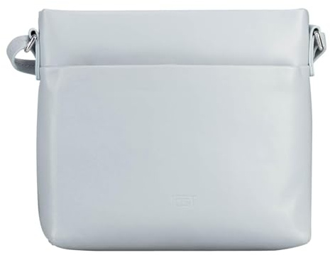 Jost Leder Schultertasche Umhängetasche Arva Shoulder Bag Misty Blue blaugrau