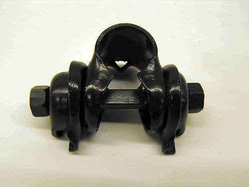 VINTAGE ROADSTER TRADITIONAL BIKE SADDLE CLAMP (SEAT GUTS) COMPLETE ASSEMBLY SADDLE BRACKET BLACK IDEAL BIKE RESTORERS