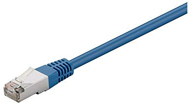 Goobay 73123 CAT 5e Patch Cable, F/UTP, Blue, 2m Length