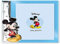 VALENTI & CO. Disney Baby – Mickey Mouse – Bilderrahmen aus Silber und 3D-Applikationen in Farbe für Tisch oder Nachttisch für das Kinderzimmer, perfekt als Geschenkidee zur Taufe oder zum Geburtstag
