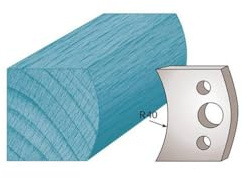 diamwood Platinum – Spiel 2-Eisen Profile HT. 40 x 4 mm Handlauf M08 Für Werkzeughalter Kampfkreisel – diamwood Platinum