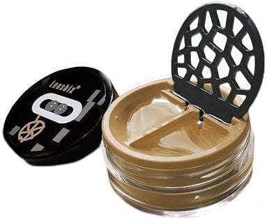 Lensbix Kontaktlinsenbehälter. Das perfekte Geschenk für Linsenträger. Die innovative Art der Aufbewahrung. Cappuccino Biker (cappuccino)