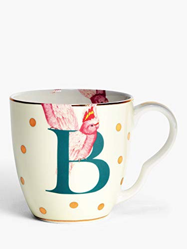 Yvonne Ellen Alphabet Mug B, Bone China