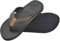 KuaiLu Flip Flops Herren Flach Weich Leder Bade Sandalen Comfy Breite Füße Badelatschen Yoga Schaum Sommer Strand Zehentrenner, 43EU, Dunkelbraun
