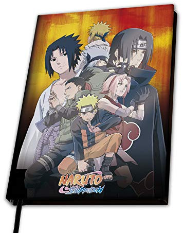 ABYSTYLE - Naruto Shippuden - Notizbuch A5 - Konoha Gruppe